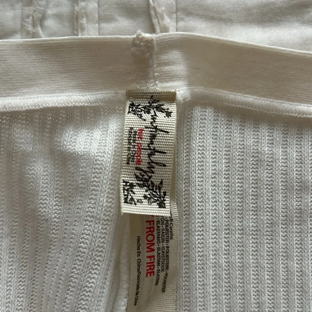Free People Intimately Ivory Chilled Out Leggings XS